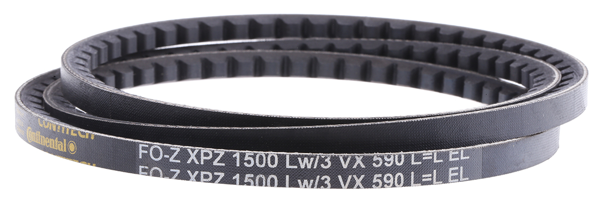 Contitech Drive Belt, belt section XPZ 1500 mm, 1424 mm Length