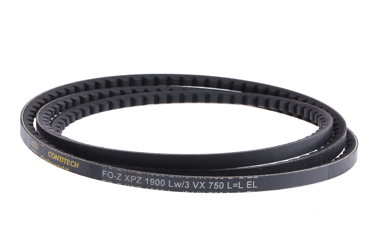 Contitech Drive Belt, belt section XPZ 1900 mm, 1824 mm Length