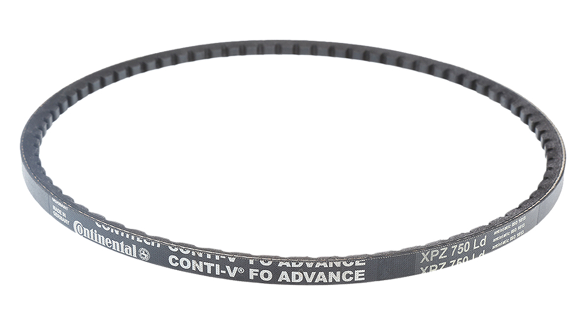 Contitech Drive Belt, belt section XPZ 750 mm, 674 mm Length