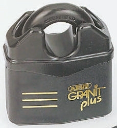 ABUS Keyed Steel Heavy Duty Padlock Weatherproof, 14 mm Shackle, 79 mm Body
