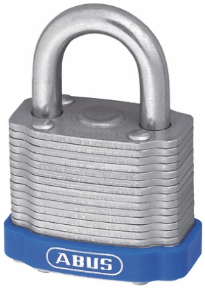 ABUS Key Steel Padlock Weatherproof, 8.8 mm Shackle, 50 mm Body