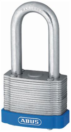 ABUS Key Steel Padlock Weatherproof, 8.8 mm Shackle, 53 mm Body