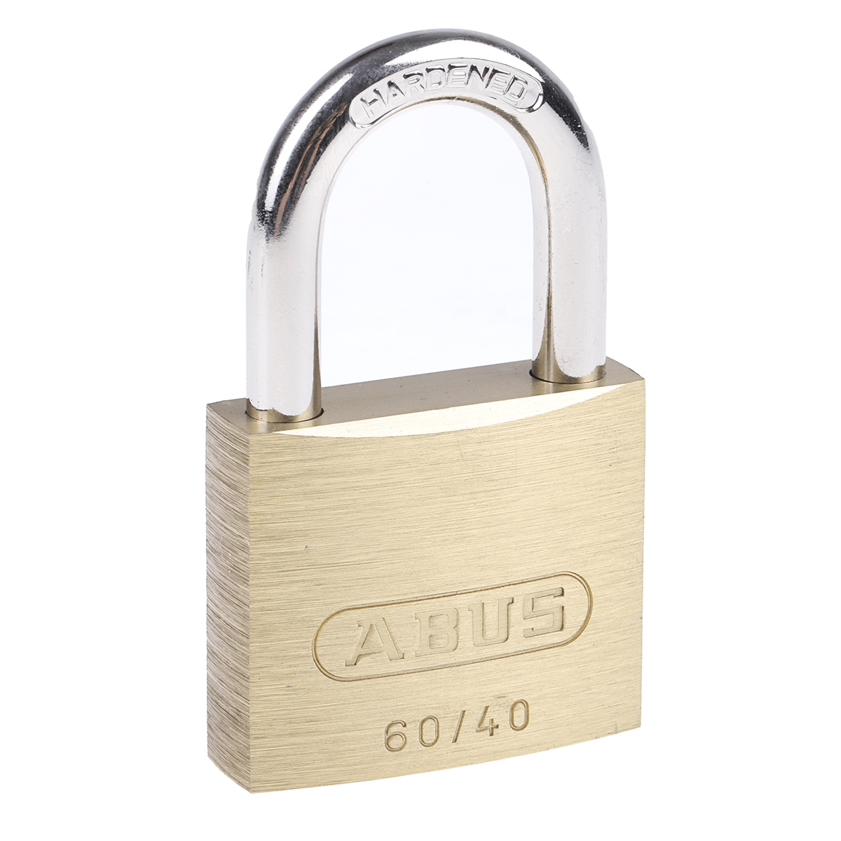 ABUS Keyed Steel, Brass Padlock Weatherproof Keyed Alike, 6 mm Shackle, 60 mm Body