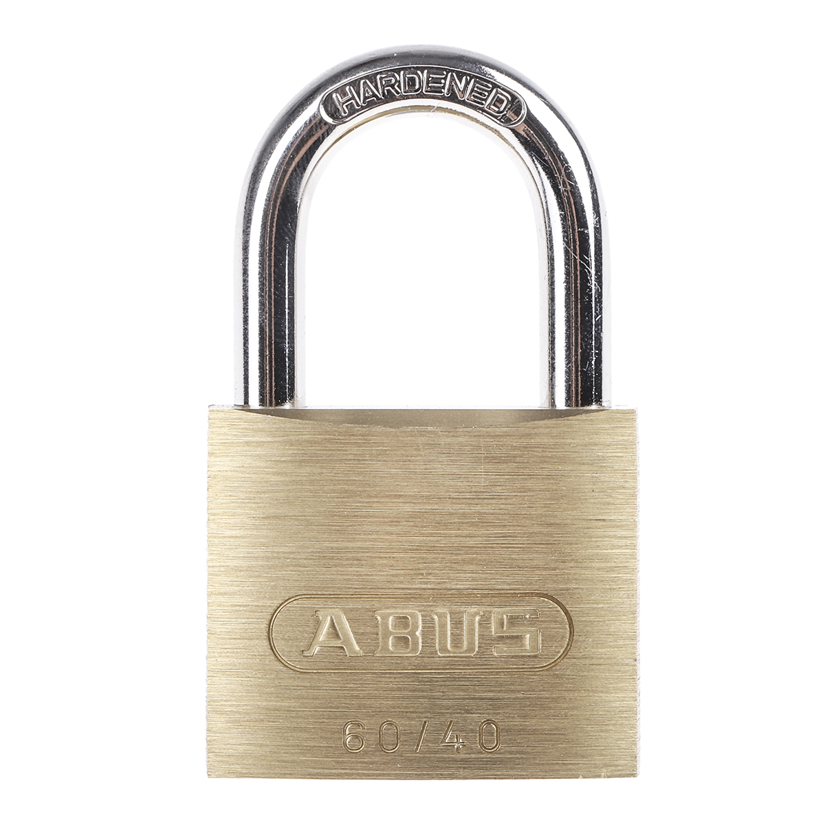 xr006040k2 ABUS Keyed Steel, Brass Padlock Weatherproof Keyed Alike, 6 mm Shackle, 60 mm Body