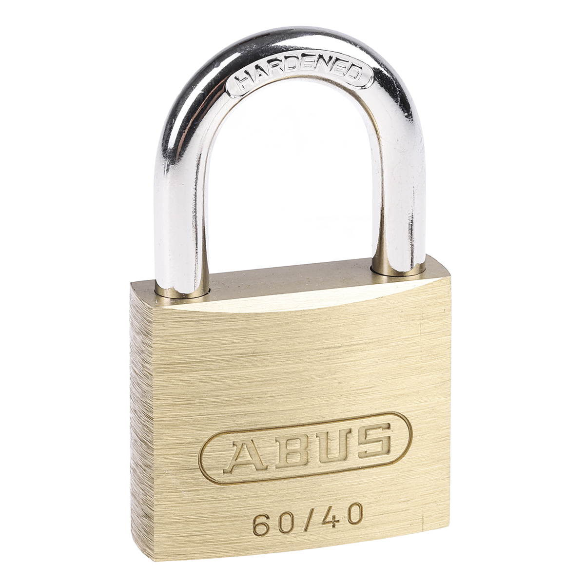 xr006040k3 ABUS Keyed Steel, Brass Padlock Weatherproof Keyed Alike, 6 mm Shackle, 6 mm Body