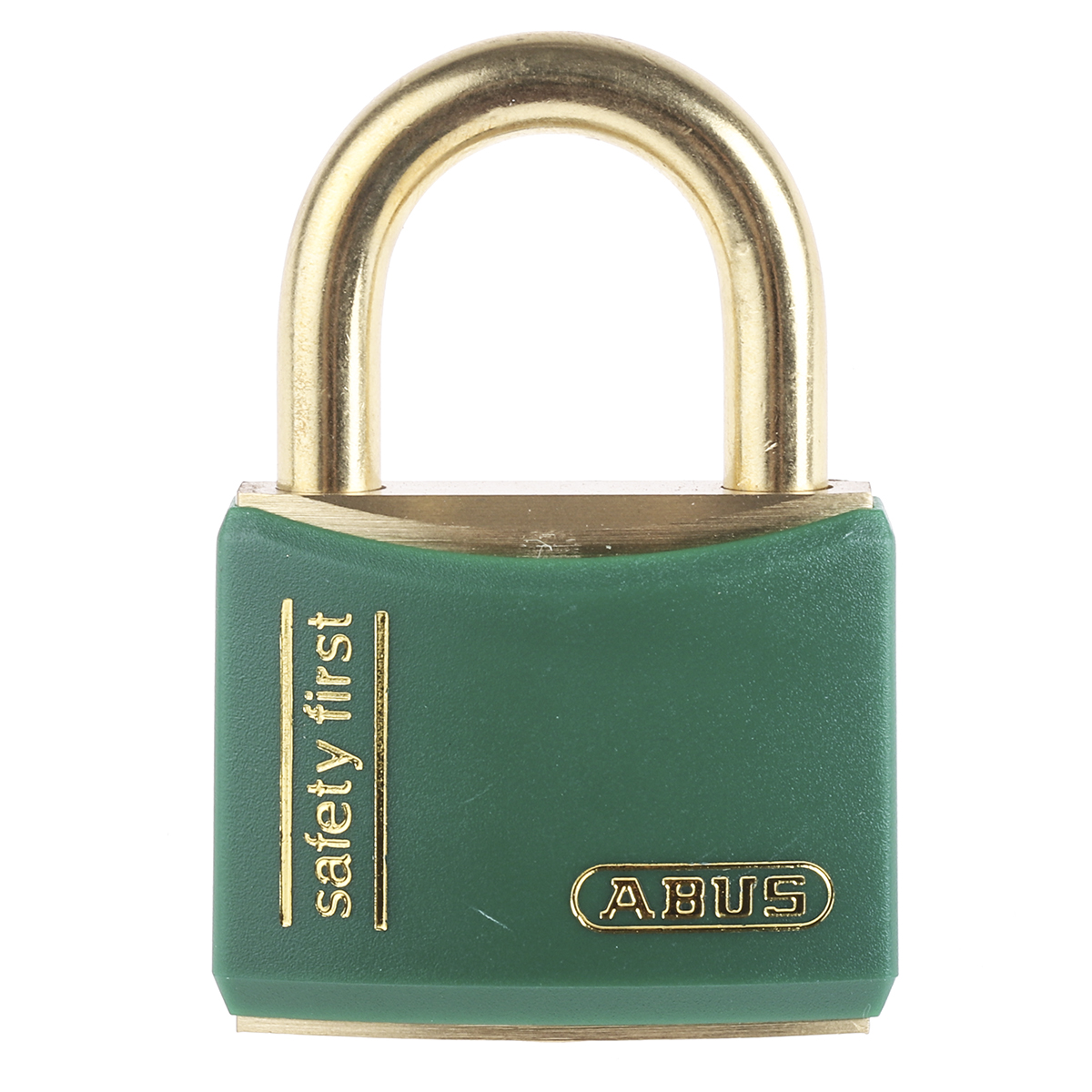 ABUS Keyed Brass Safety Padlock Weatherproof Keyed Alike, 6 mm Shackle, 43mm Body
