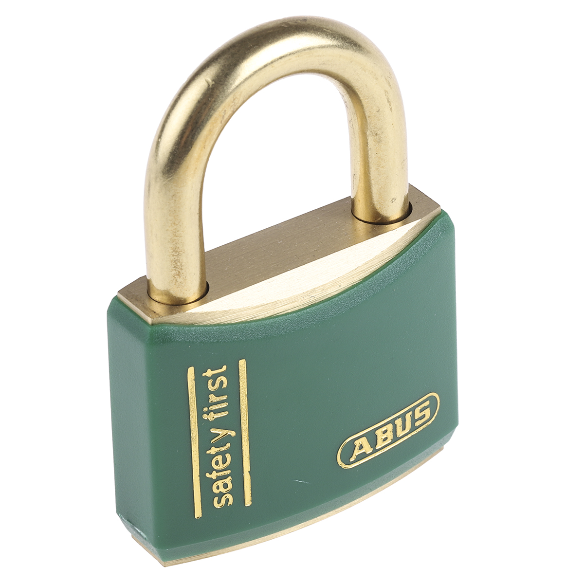 xr0084t40ka3 ABUS Keyed Brass Safety Padlock Weatherproof Keyed Alike, 6 mm Shackle, 43mm Body