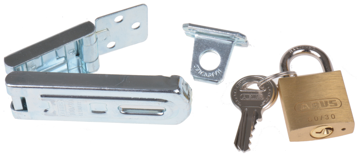 ABUS Keyed Brass Padlock Weatherproof, 5 mm Shackle, 30 mm Body
