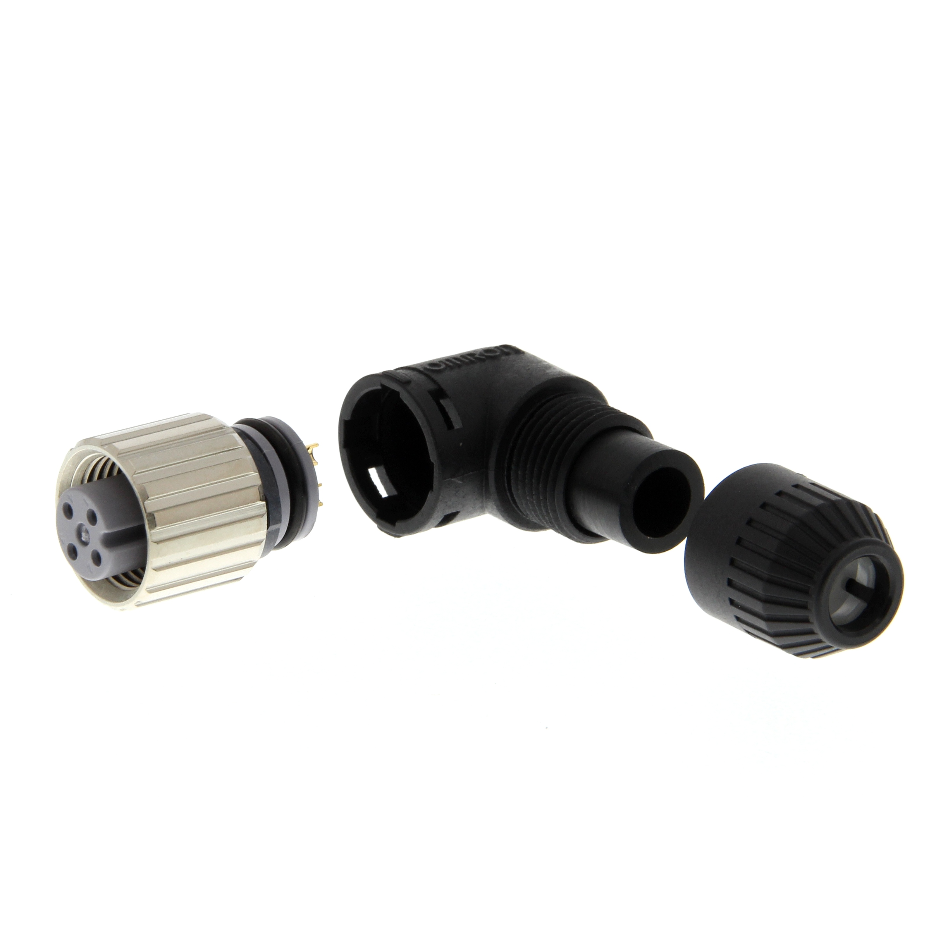 Omron Circular Connector, 4 Contacts, Cable, M12 Connector, Socket, Female, IP67, XS2 Series
