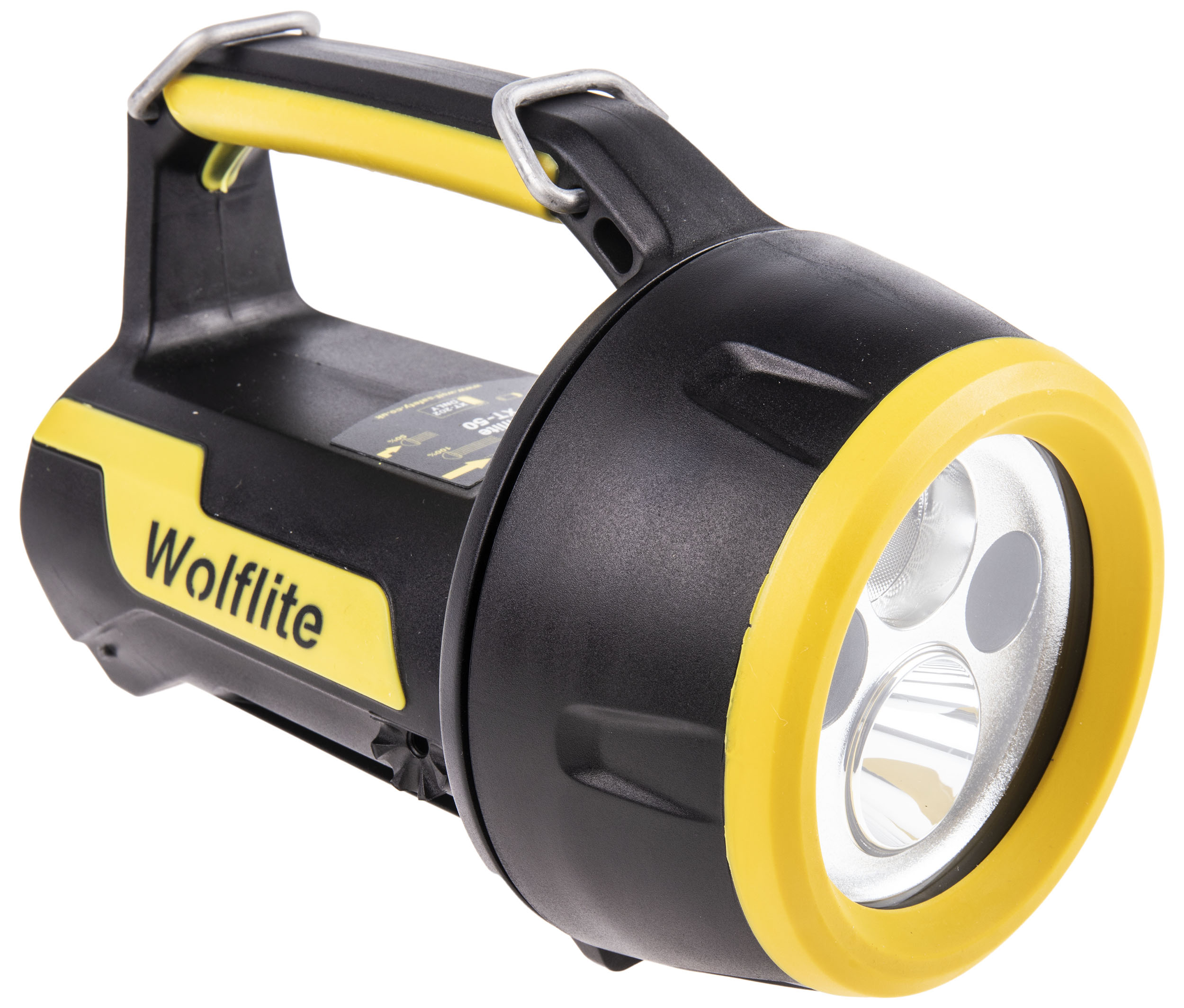 Wolf Safety IECEx/ATEX LED Hand Lamp Black Rechargeable
