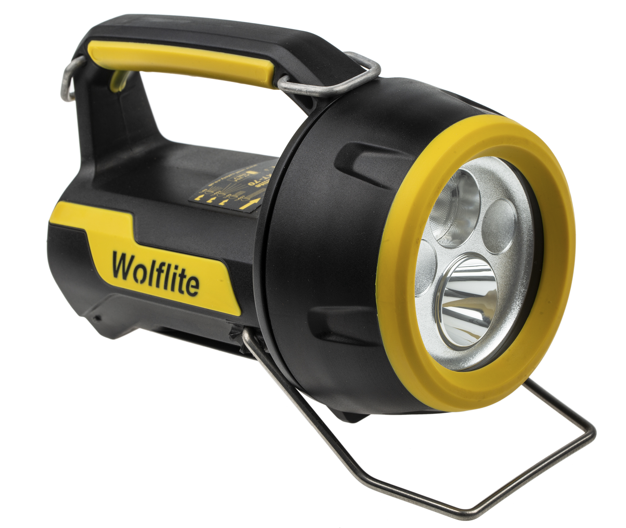 Wolf Safety IECEx/ATEX LED Hand Lamp Black Rechargeable