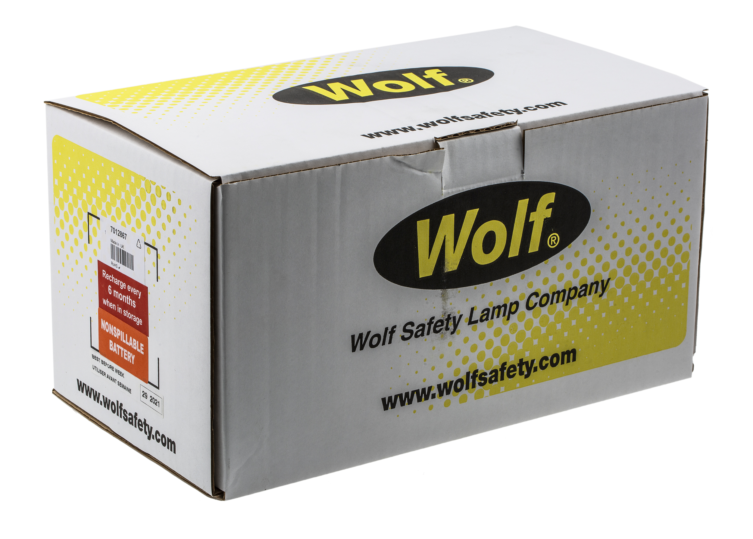 xt-70h Wolf Safety IECEx/ATEX LED Hand Lamp Black Rechargeable