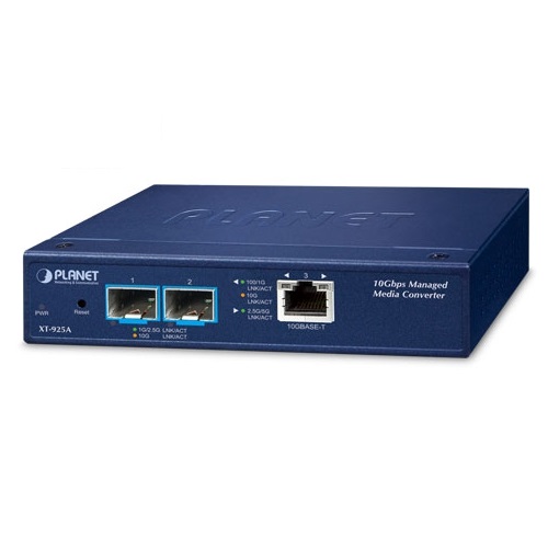 Planet RJ45 Ethernet Media Converter, Copper, 60000Mbit/s, Half Duplex, Full Duplex 100 km