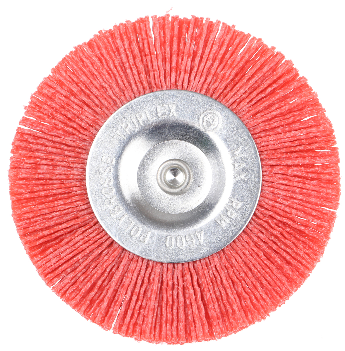 xt20222000778 Tivoly Nylon Crimp Wire Abrasive Brush, 100 mm Diameter