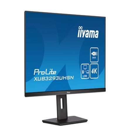 iiyama PROLITE XUB3293UHSN-B5 31.5 in LED Monitor, 3840 x 2160 pixel