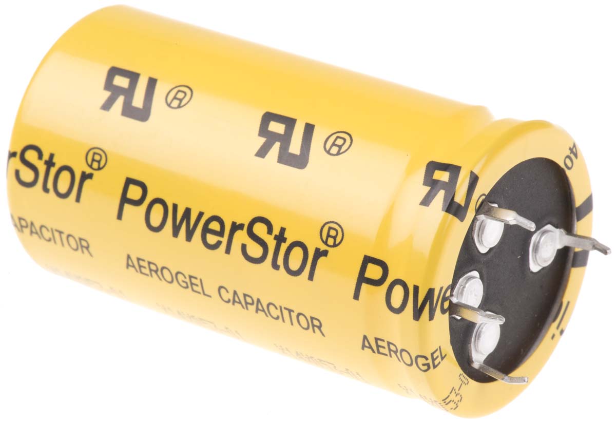 Eaton 400 F Supercapacitor -5 to +10 % Tolerance, Supercap XV 2.7V dc, Through Hole