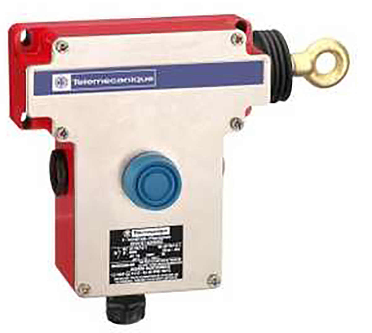 Telemecanique Sensors XY2CE Rope Pull Switch 229 mm, 1 NO/1 NC