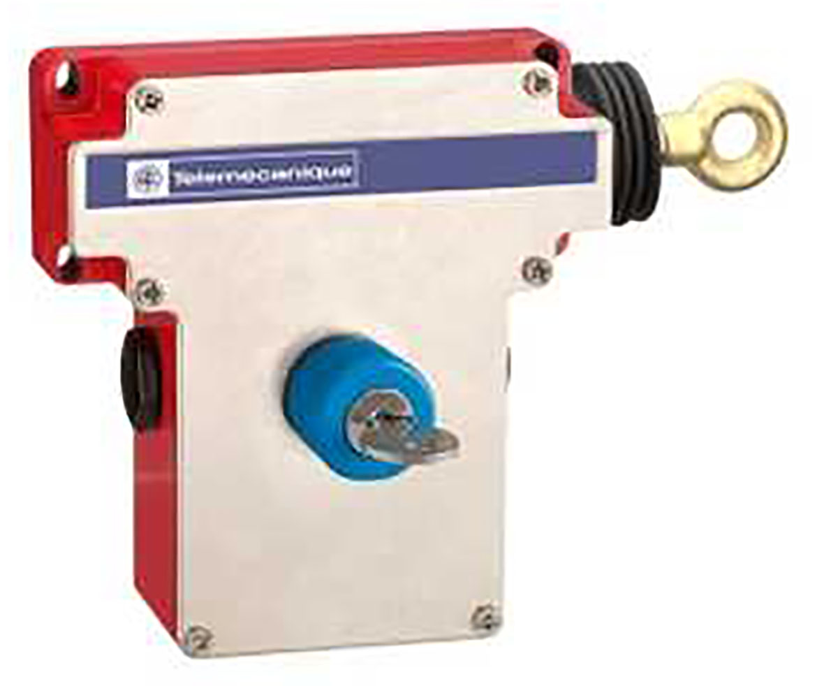 Telemecanique Sensors XY2CE Rope Pull Switch 229 mm, 1 NO/1 NC