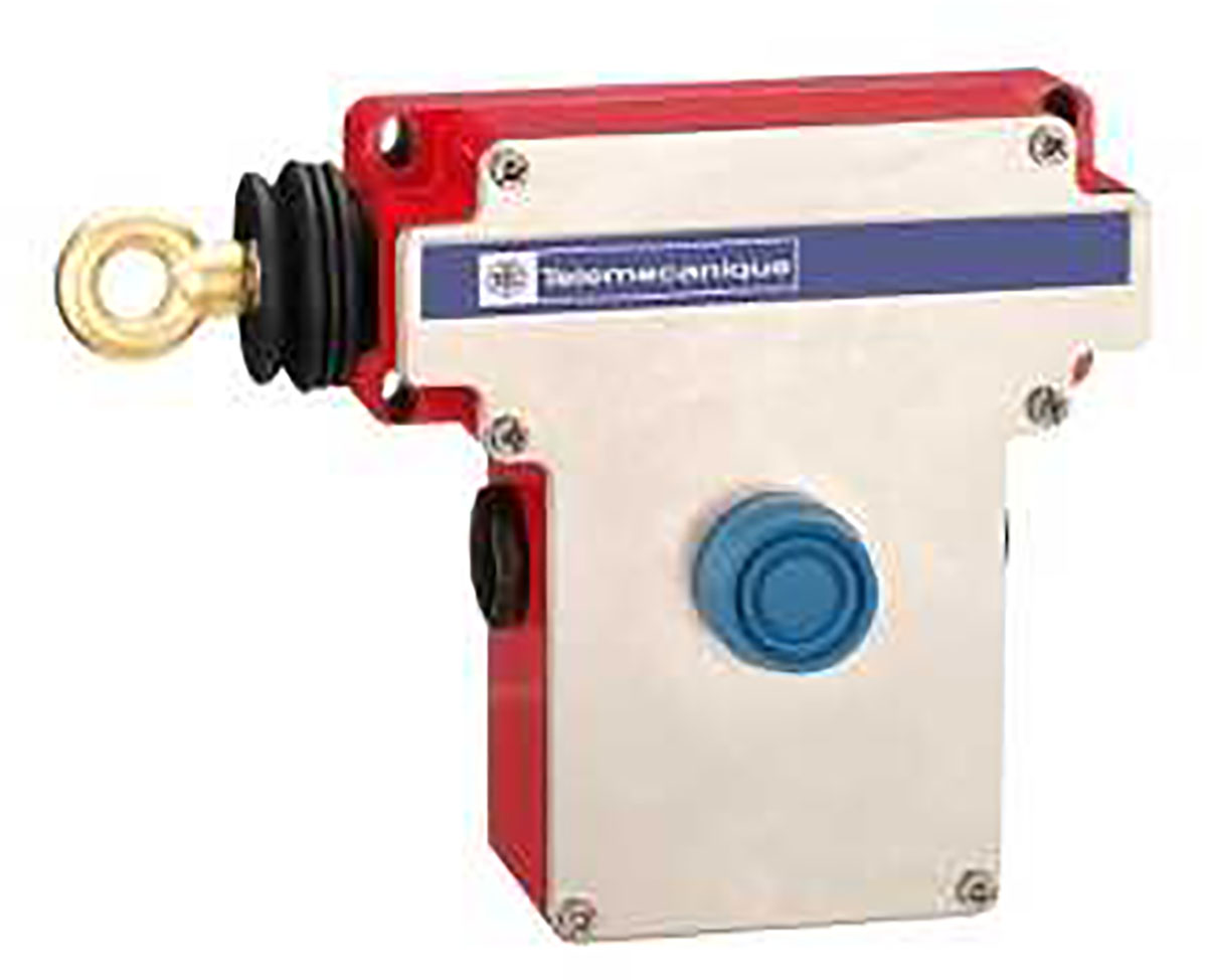 Telemecanique Sensors XY2CE Rope Pull Switch 229 mm, 1 NO/1 NC