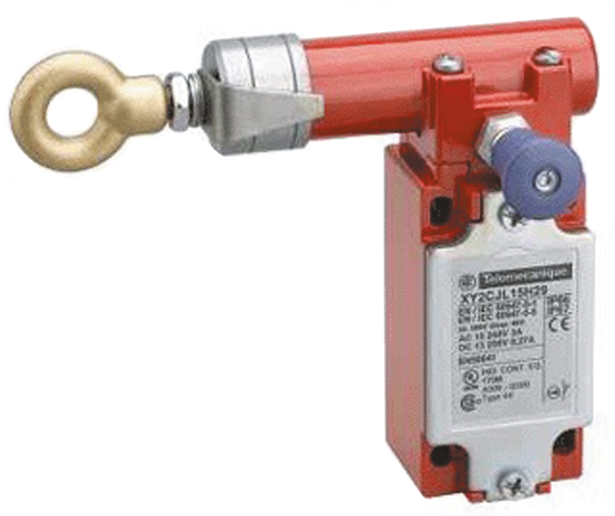 Telemecanique Sensors XY2CJ Rope Pull Switch 158 mm, Left Side, 1 NO/1 NC