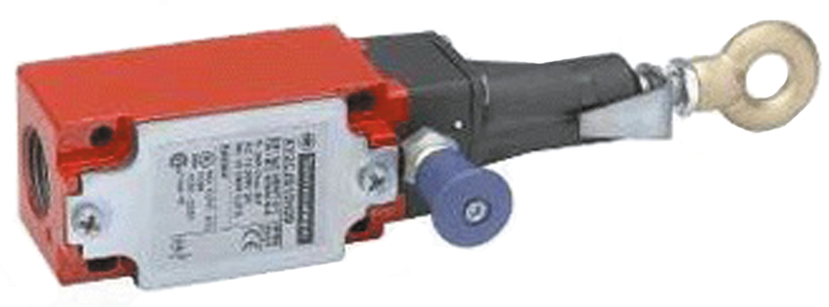 Telemecanique Sensors XY2CJ Rope Pull Switch 200.9 mm, Right Side, Left Side, 2 NC