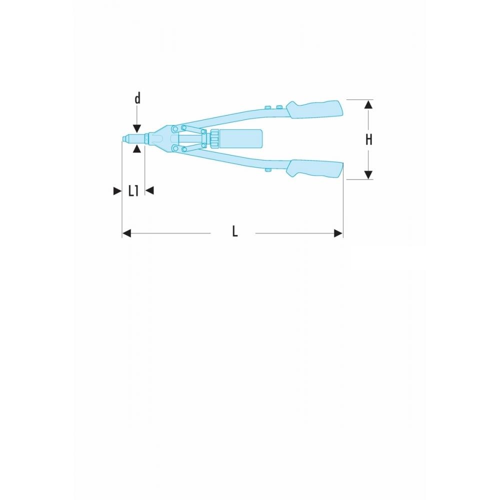 y116cpb Facom Plier Type Riveter