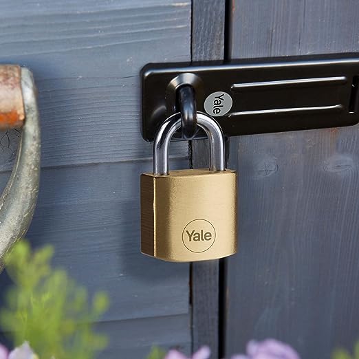 y110b401231hsp Yale1 Padlock Brass Padlock, 40 mm Body