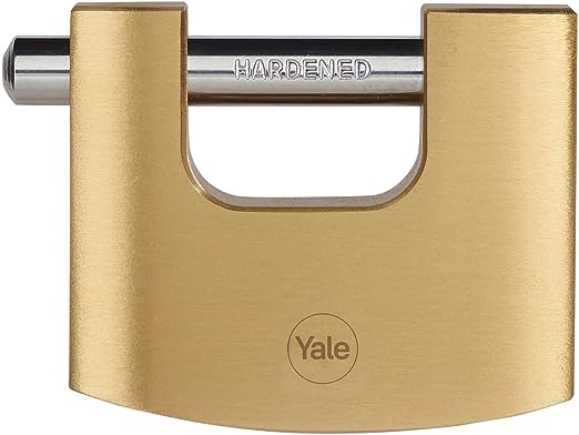 y114b701131 Yale1 Padlock Brass Padlock, 10 mm Shackle, 70 mm Body