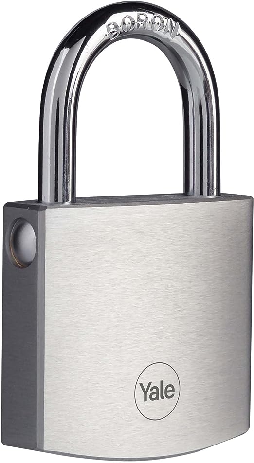Yale1 Padlock Brass Padlock, 7 mm Shackle, 50 mm Body