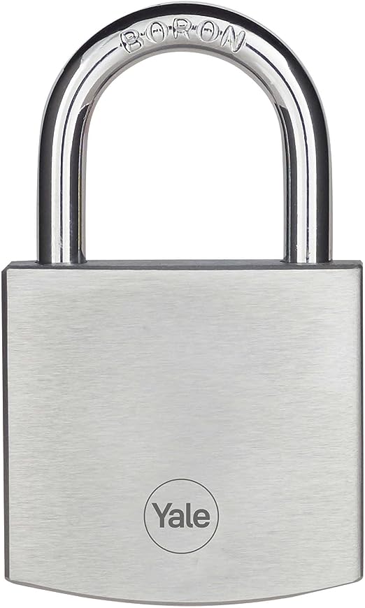 y120b501271 Yale1 Padlock Brass Padlock, 7 mm Shackle, 50 mm Body