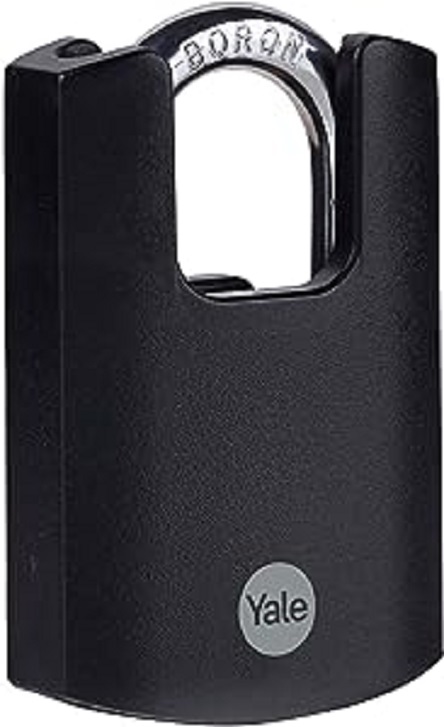 Yale1 Padlock Steel Padlock Weatherproof, 5 mm Shackle, 40 mm Body