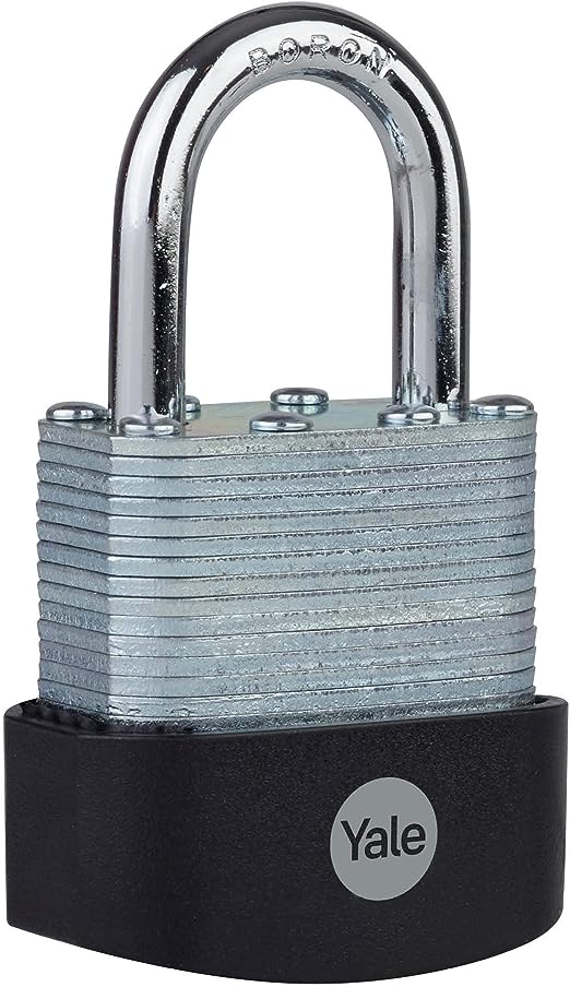 Yale1 Padlock Padlock Weatherproof, 9 mm Shackle, 56 mm Body