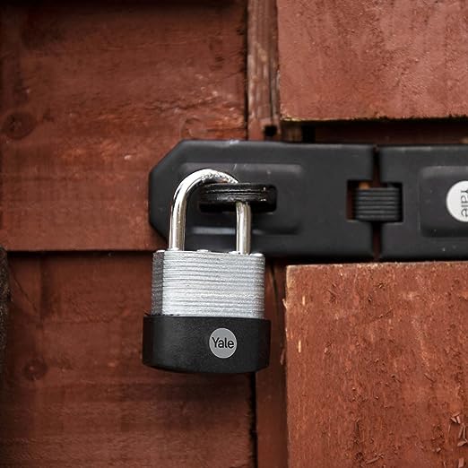y127b551291 Yale1 Padlock Padlock Weatherproof, 9 mm Shackle, 56 mm Body