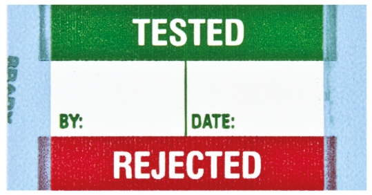 Brady Adhesive Pre-Printed Adhesive Label. Quantity: 50 Per Pack