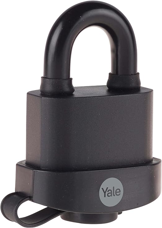 Yale1 Padlock Padlock Weatherproof, 9 mm Shackle, 53 mm Body