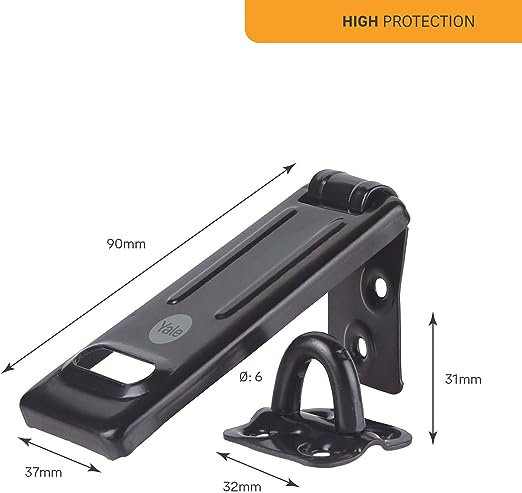 y220b51118hsp Yale1 Padlock Steel Padlock Weatherproof, 51 mm Body