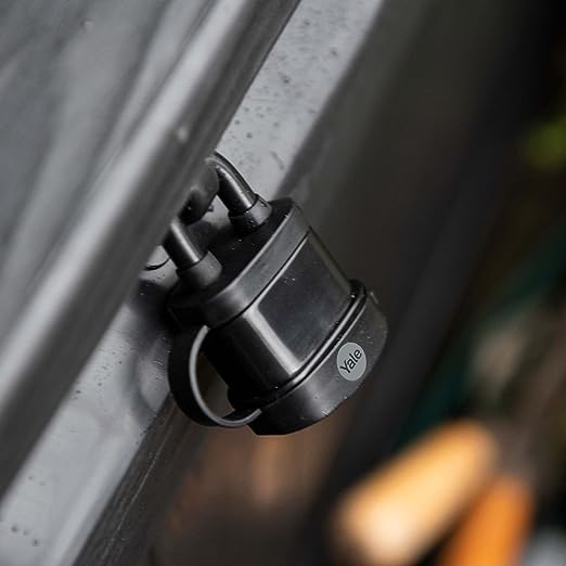 y222b351223 Yale1 Padlock Steel Padlock Weatherproof Keyed Alike, 5 mm Shackle, 40 mm Body