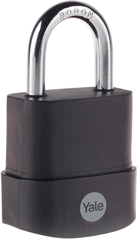 Yale1 Padlock Padlock Weatherproof, 6 mm Shackle, 47 mm Body