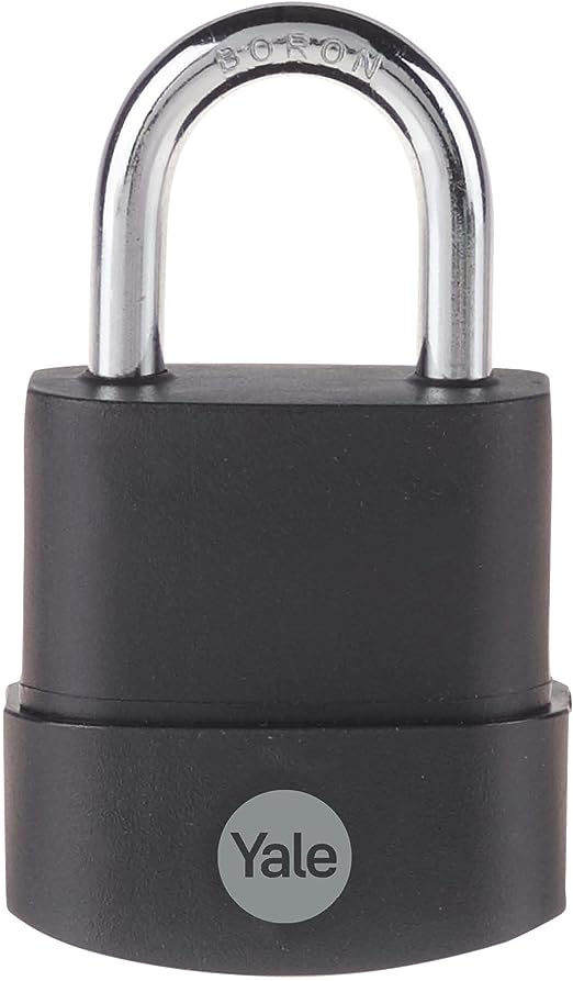 y227b451221 Yale1 Padlock Padlock Weatherproof, 6 mm Shackle, 47 mm Body
