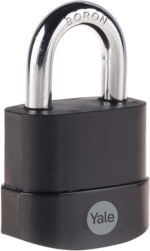 Yale1 Padlock Padlock Weatherproof, 10 mm Shackle, 56 mm Body