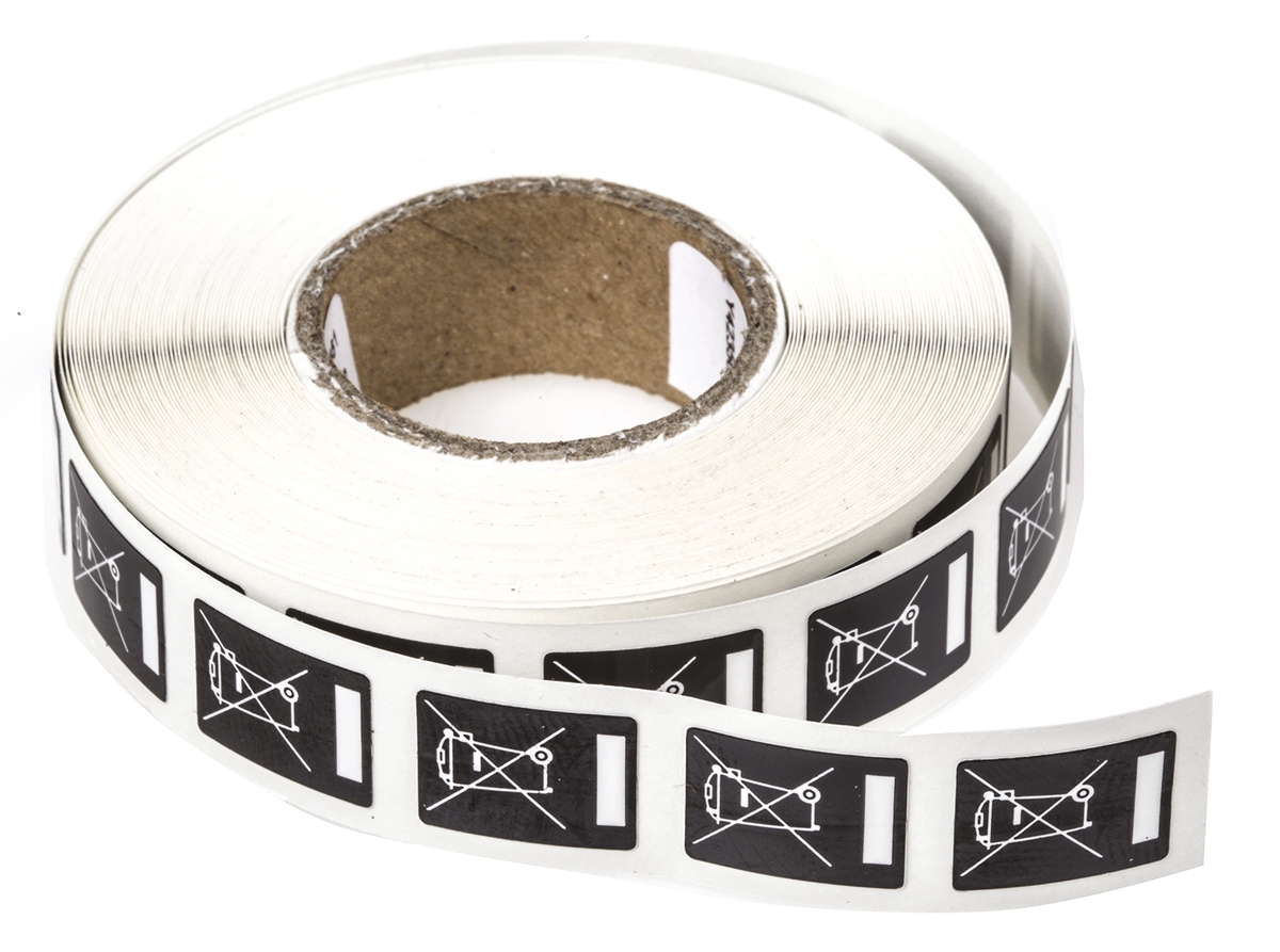 Brady Adhesive Pre-Printed Adhesive Label. Quantity: 500 Per Pack
