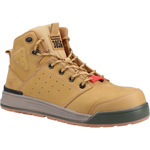 Hard Yakka Y60327 Wheat, Olive, Oak, Black TPU Toe Capped Men's Safety Boots 6.5, EU 40 AS 2210.3:2019