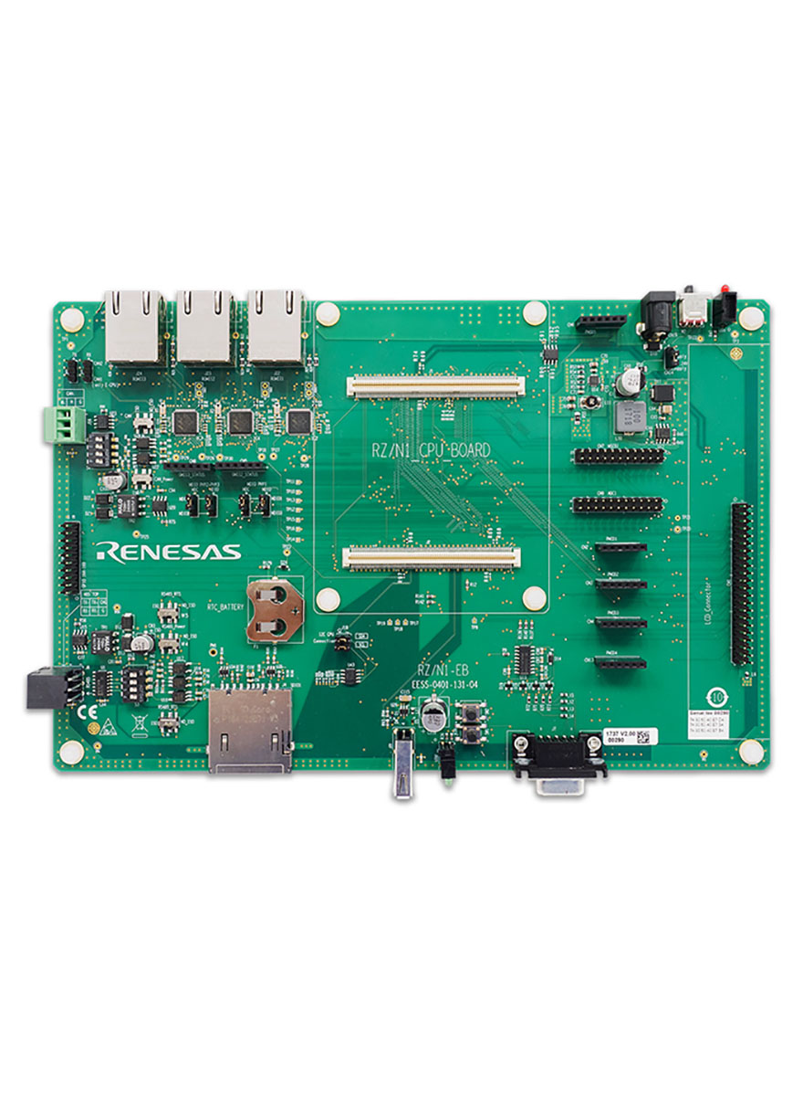 yconnect-it-rzn1-eb-jp Renesas Electronics RZ/N1 Solution Kits RS232, CAN RS485, Ethernet Solution Kit YCONNECT-IT-RZN1-EB-JP