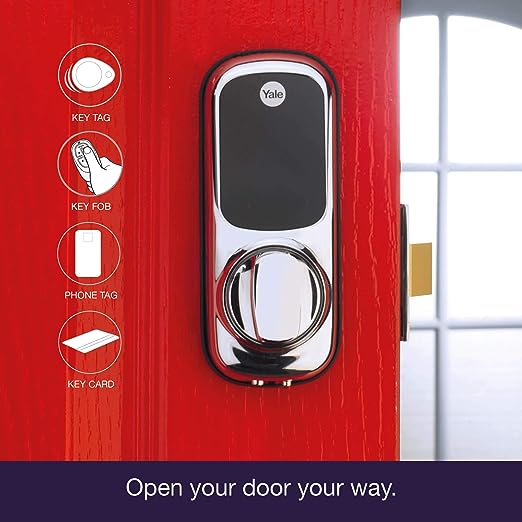 yd-01-con-nomod-ch Yale1 YD Black Smart Lock