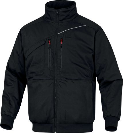 Delta Plus YEMANNR 2 Black, Comfortable, Durable Bomber Jacket, 3XL 1 EA