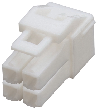 JST, YLP Male Connector Housing,  4.5 mm Pitch,  4 Way,  2 Row Straight