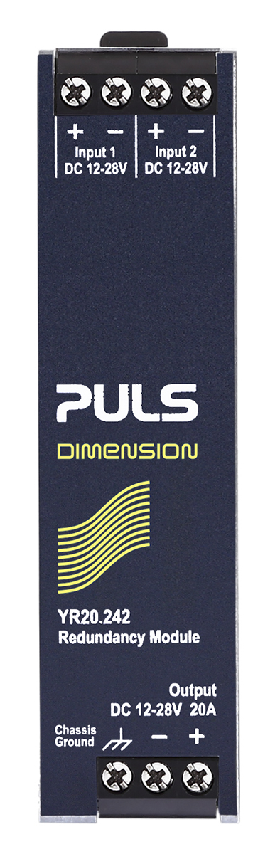 yr20242 PULS Redundancy Module for use with 1+1 Redundant Systems, N+1 Redundant Systems, YR Series