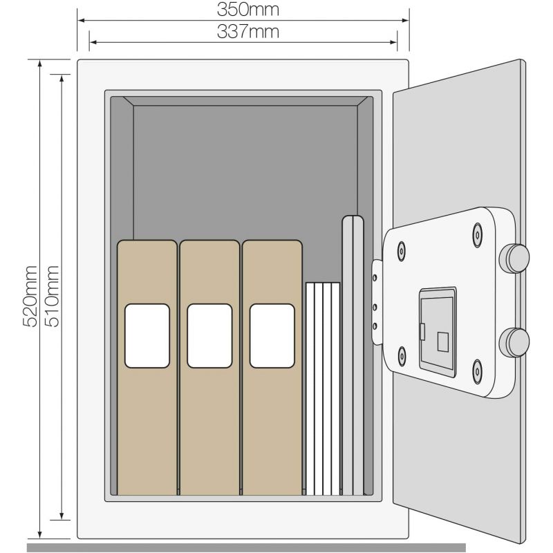 ysem520eg1 Yale1 49.8L Fingerprint Safe