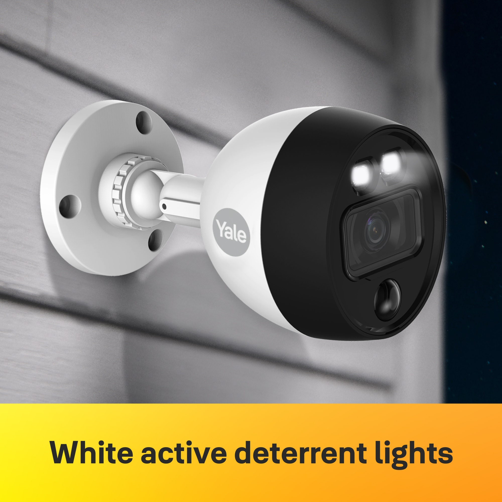 ysv-4csmd-8ck Yale1 Outdoor IR CCTV Camera, 4 Camera Connections, BNC