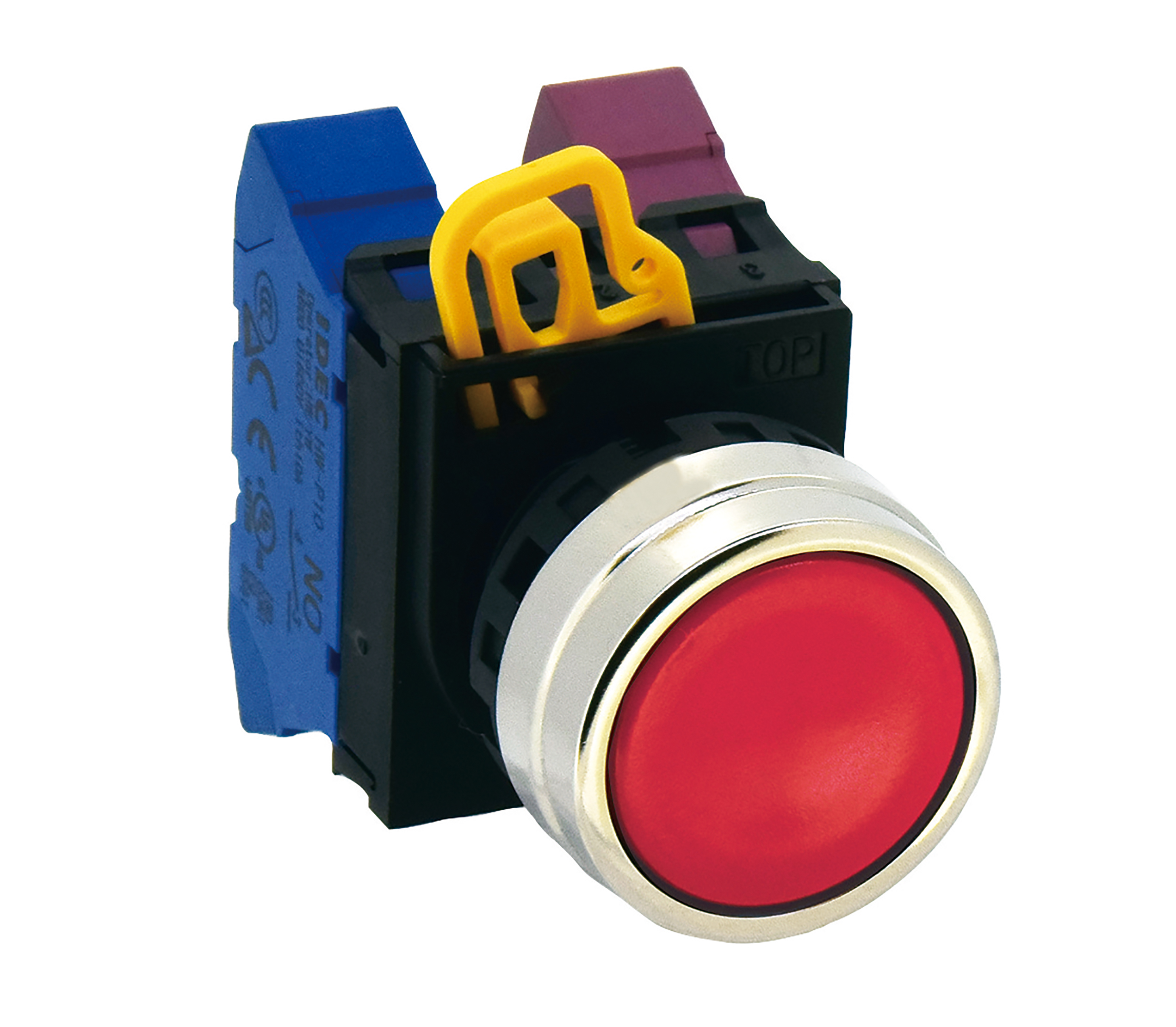 Idec YW4B Series Red Momentary Push Button Head, 22 mm Cutout, IP65